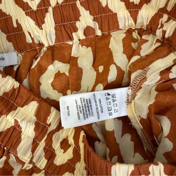 Haute Hippie Beach Aztec Print Wide Leg Pants Size Medium Boho Pull-On Shell - Picture 5 of 8